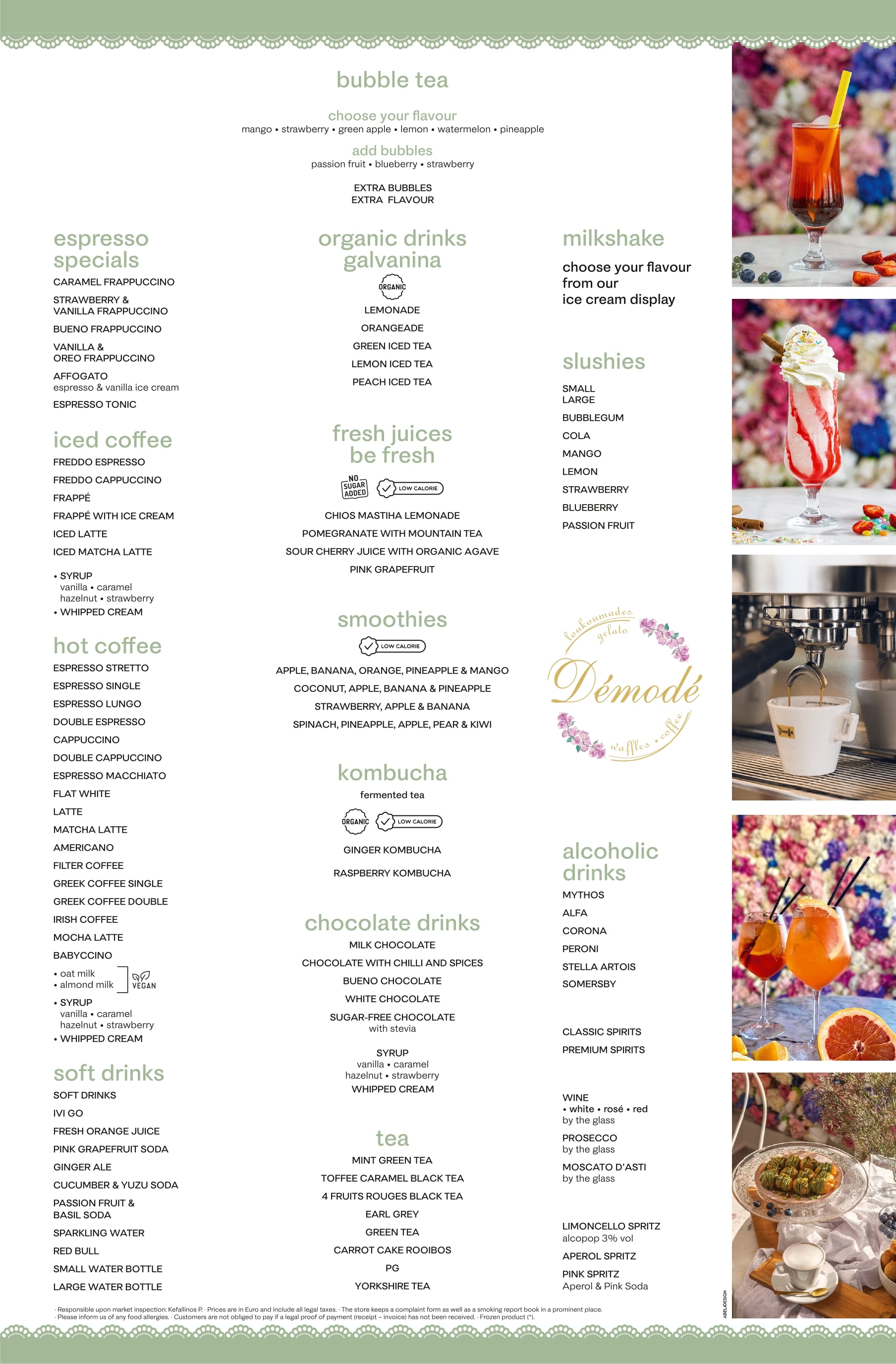 Our Menu — 4